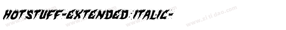 HotStuff-Extended Italic字体转换